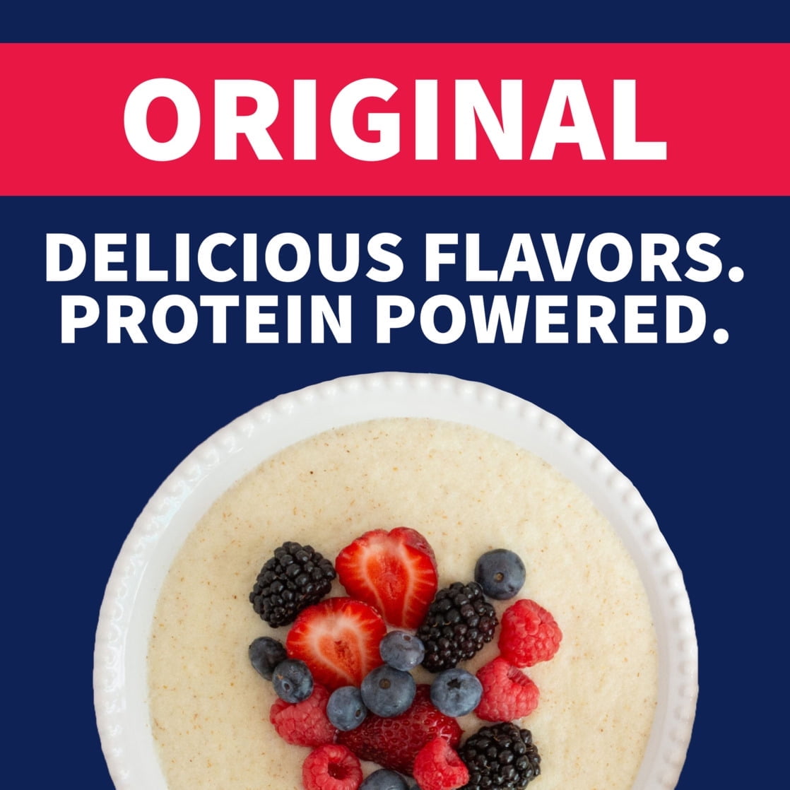 Cream of Wheat Protein Instant Original Hot Cereal, Hot Breakfast Cereal, 8 oz, 6 Packets (Pack of 4)