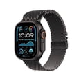 thumbnail image 1 of Smartwatch Apple Ultra 2 GPS + Cellular Caja de titanio negro de 49 mm Correa estilo milanés de titanio negro Chica, 1 of 4