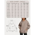 thumbnail image 7 of YATELLE Womens Oversized Hoodies Fleece Sweatshirts Long Sleeve Sweaters Pullover Baggy Hoodie, 7 of 7