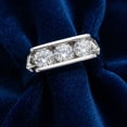 thumbnail image 4 of Pompeii 1 1/2ct Diamond Three Stone Mens Wedding Ring in 14k White or Yellow Gold (H,I1), 4 of 6
