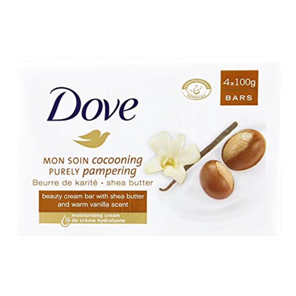 dove soap shea butter 4 x100g 4 x 100g