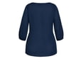 thumbnail image 3 of City Chic Women's Plus Size Sexy Fling Elbow Sleeve Top, 3 of 6