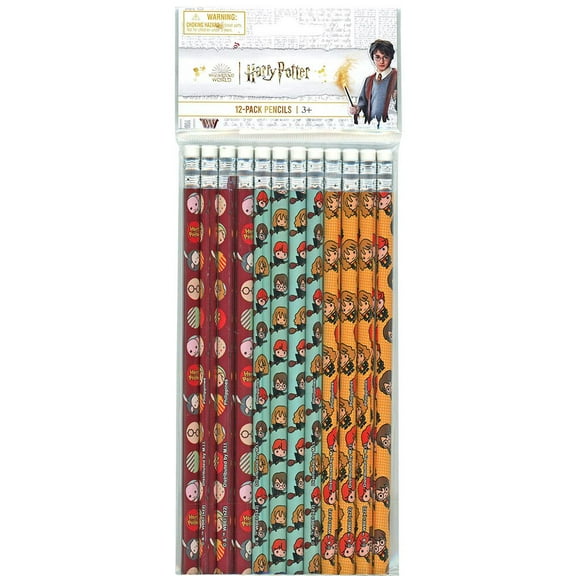 Harry Potter 12pk Pencil in Poly Bag & Header-2 PACK