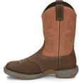 thumbnail image 3 of Tony Lama Men's 11" Junction Soft Toe Waterproof Work Boot Dusty (Brown) - RR3351, 3 of 7