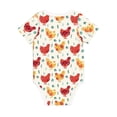 thumbnail image 5 of Balery Flower Chicken Pattern Baby Climbing Clothes Infant Bodysuit Cute Infant Bodysuit Baby Romper-2 Years, 5 of 7