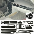 thumbnail image 6 of 3D Carbon Fiber Pattern Interior Diy Trim Decals for Mercedes Class E W212, 6 of 7