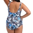 thumbnail image 6 of Women's Plus Size One-Piece Swimsuits Bathing Suit With Tummy Control Swimwear Girl Swim Suit One Piece One Piece Swimwear S High Cut, 6 of 8