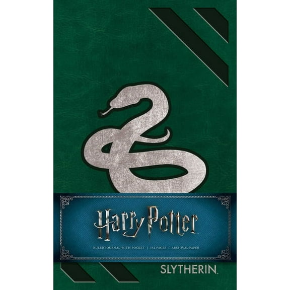 Harry Potter Harry Potter: Slytherin Hardcover Ruled Journal, (Hardcover)