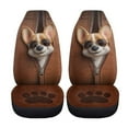 thumbnail image 3 of Garronmavis Corgi Fuzzy Car Seat Cover 2 Piece Polyester Soft Cars Seats Covers Soft Car Seat Blanket Easy to Install, 3 of 7