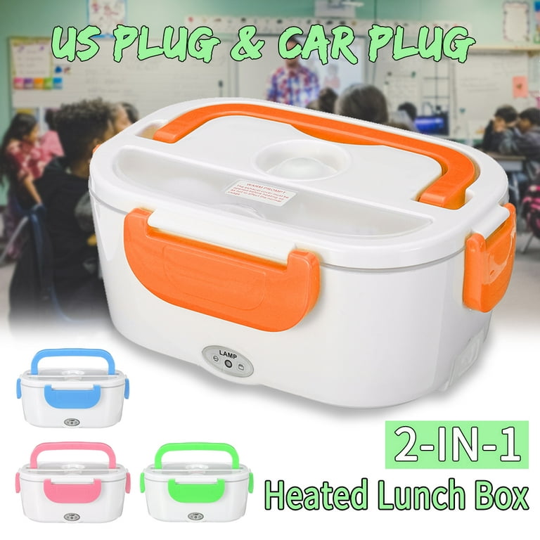 12V Portable Food Warmer with Vehicle Plug Electric Heating Lunch