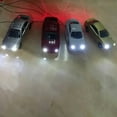 ZSIFEN 20Pcs Model Railway Lighted Model Car N Scale Model Car Building