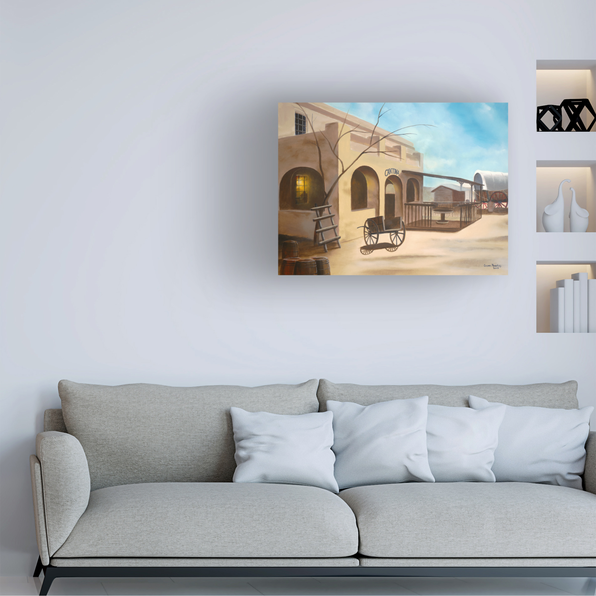 Trademark Fine Art 'Mexican' Canvas Art by Geno Peoples