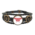 thumbnail image 1 of La cultura china tradicional cometa de papel de corte Pulsera marina tejida en cuero, 1 of 4