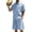 Light Blue, variant on Hogleaql Men's 2 Pieces Linen Set Summer Short Sleeve Button Shirts and Shorts Outfits Elastic Waist Casual Loose Fit Fashion Matching Sets with Pockets Complexion XL