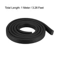 thumbnail image 2 of Unique Bargains Solid Rectangle Rubber Seal Strip 0.39" Wide 0.2" Thick 3.28 Feet Long Black, 2 of 5