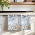thumbnail image 7 of Blue Beige Coastal Kitchen Towels Set of 2, Beach Starfish Summer Eucalyptus Ombre Absorbent Dish Towels for Kitchen, Microfiber Hand Towel, Quick Drying Tea Towel for Cleaning Decorative Dishcloths, 7 of 7