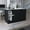Black+Ivory, variant on Medium-Width Stationary Kitchen Island | Serves as Dining Room Centerpiece | Easy to Assemble with All Hardware Included