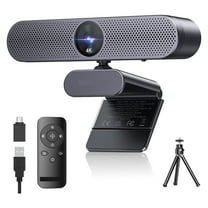 4K Webcam DW50 Auto Focus USB Web Camera With Mics Remote Control HD Webcamera For Conferencing, Live Streaming, Recording ,Full Clarity