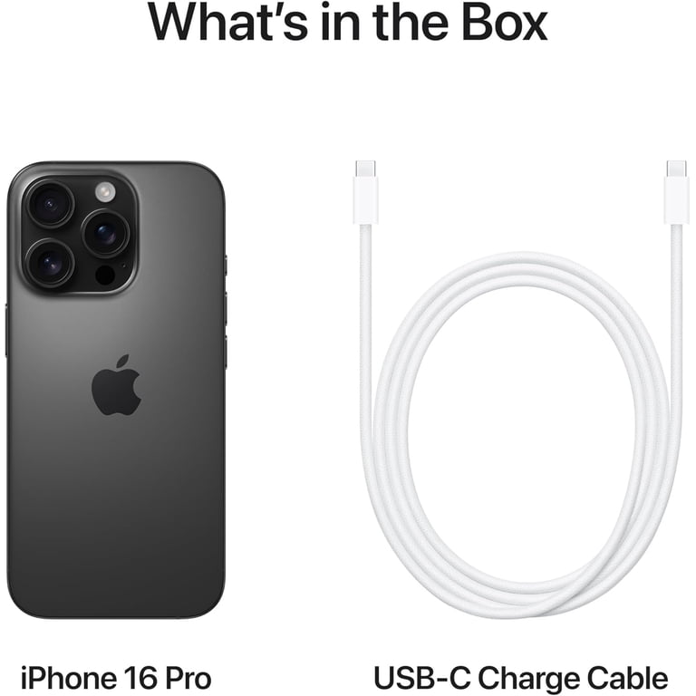 Restored Apple iPhone 16 Pro - Carrier Unlocked - 512GB Black
