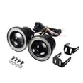 thumbnail image 1 of Speravity 1 par 12V 10W 1200LM rojo blanco azul Universal coche Angel Eyes anillos de luz antiniebla proyector COB LED lámpara antiniebla Bombillas para automóviles blanco+rojo Speravity CZ8156-01B, 1 of 6