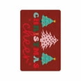 thumbnail image 4 of Merry Christmas Doormat, Christmas Trees Decorative Indoor Outdoor Entrance Doormat Xmas Winter Welcome Door Mat Anti-Slip Rubber for Seasonal Holiday Decoration 24 x 16 Inch 30x 18 Inch, 4 of 5