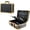 gold, variant on Gold Double Layer Large Barber Travel Organizer Case For Clippers And Supplies