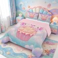 thumbnail image 2 of Manfei Adorable Axolotl Full Size Comforter Sets,Animals Pattern Bedding Comforter Set,Pink Reversible,3pcs,1 Comforter and 2 Pillowcases, 2 of 7