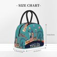 thumbnail image 2 of Easygdp Let's go Travel Bolsa de Almuerzo Insulada Grande, Forro de Aluminio, Diseño Espacioso, a Prueba de Fugas, Ideal para Trabajo, Picnics, Viajes y Actividades al Aire Libre, 2 of 6