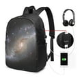 thumbnail image 3 of YFYANG 17" Laptop Backpack, Cosmic Night Sky Galaxies Fashion Travel Work Backpack with USB and Headphone Cable Interface for Men and Women, 3 of 8
