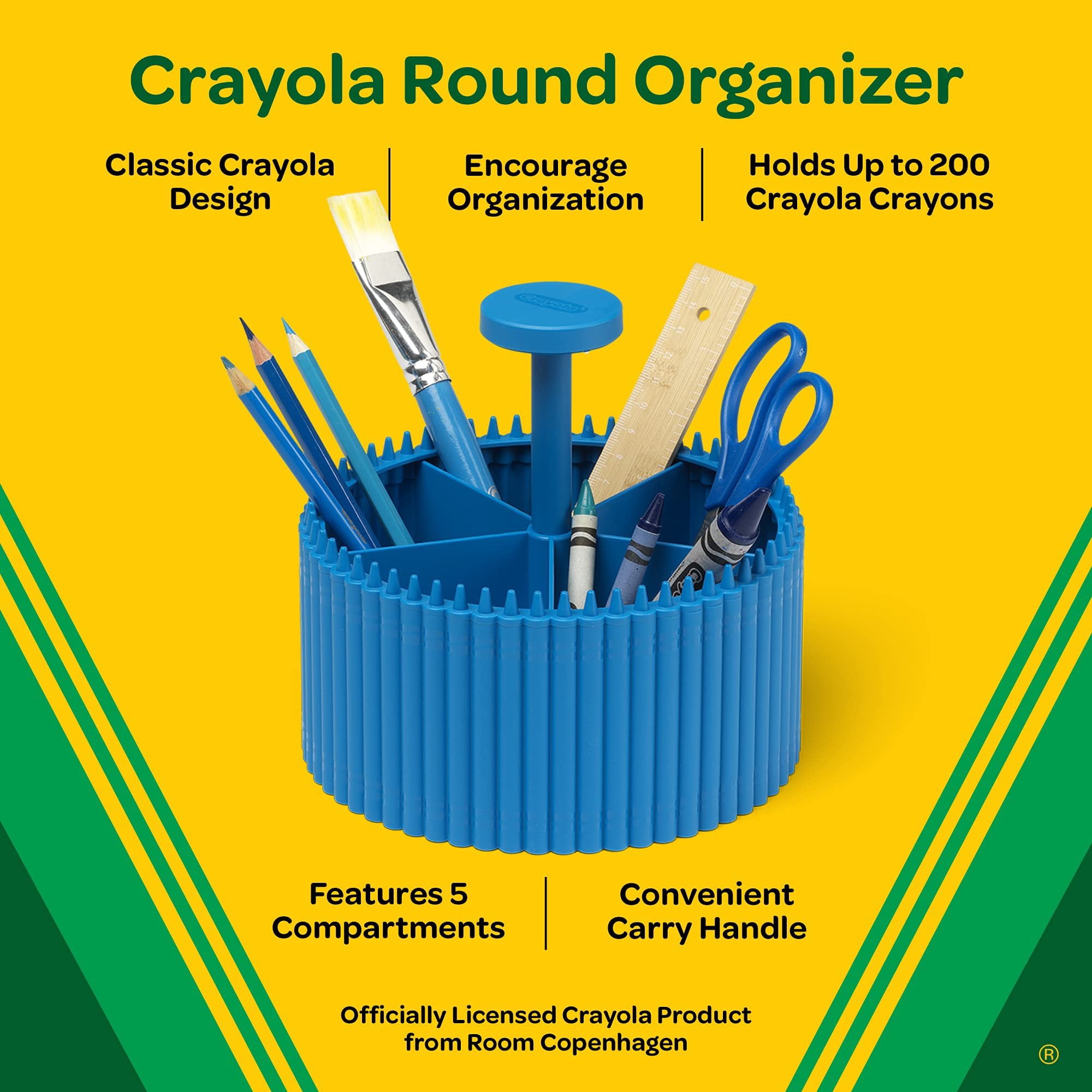 Crayola Round Organizer, Cerulean