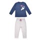 thumbnail image 1 of Set de 2 Piezas en Algodón Hipoalergénico, Playera Manga Larga y Jogger Baby Creysi Azul Oxford 7 Años, 1 of 6