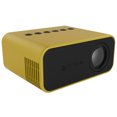 thumbnail image 2 of Tholdsy Mini proyector LED de enfoque Manual de 100 pulgadas y 18W, altavoz integrado de 1080P, máquina de proyección de cine en casa con Control Electrónica Amarillo Enchufe de EE. UU., 2 of 6