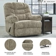 thumbnail image 4 of Ashley Furniture Movie Man Taupe Recliner, 4 of 12