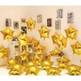thumbnail image 3 of 50 piezas Globos Estrellas Doradas y Plata 18in Metálicas Fiestas Cumpleaños,45cm Globo Película Aluminio,Decoración Graduación Fiesta,Suministros Fiestas Graduación,Boda (Dorado y Plata), 3 of 5