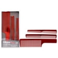 thumbnail image 1 of Barberology Comb Set - Red by BaBylissPRO for Unisex - 3 Pc Comb, 1 of 4