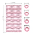 thumbnail image 2 of Uxcell 1792 Pcs 4 Sheets Light Pink Rhinestone Stickers 3/4/5/6 mm Self Adhesive Rhinestones Gems for DIY Decoration Craft, 2 of 5