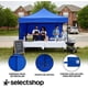 thumbnail image 5 of Carpa Toldo 3x3 Metros con Paredes Reforzado Plegable Impermeable Facil Armado Y Transporte para Jardín Casa Exterior Uso Rudo Acero Lona (Azul), 5 of 7