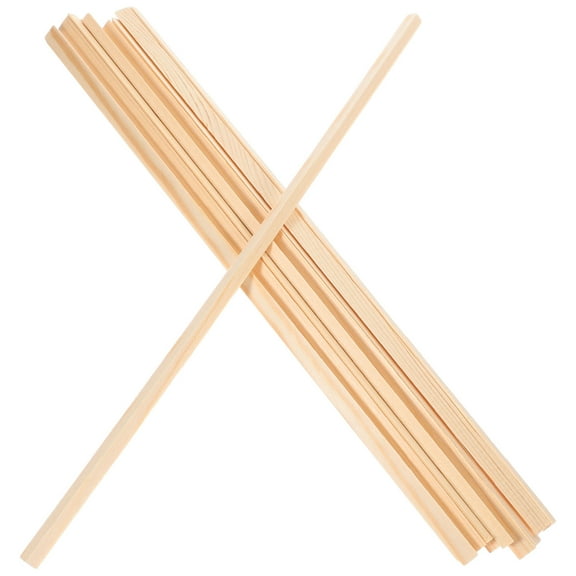 FRCOLOR 10Pcs Angled Wood Trim Beige Decorative Design for Home Improvement Projects