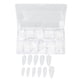 thumbnail image 2 of 500pcs Transparent Coffin Long Fake Nails Artificial False Nails Tips Manicure Decal for Nail Salon, 2 of 5