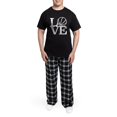 thumbnail image 5 of CafePress - Love Basketball Men's Dark Pajamas - Men's Dark Loose Fit Cotton Pajama Set, 5 of 7