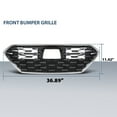 thumbnail image 3 of Front Bumper Grille Grill W/o Adaptive Cruise Fit For 2020-2022 Hyundai IONIQ 86350G2500, 3 of 10