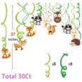 thumbnail image 2 of 30 piezas de decoraciones para fiestas de cumpleaños con animales del bosque, 2 of 5