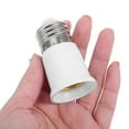 thumbnail image 4 of Miangastore 2 Pcs Rallonge de Douille d'Ampoule E27 Adaptateur d'Éclairage Support d'Extension de Douille d'Ampoule Adaptateur de Base d'Ampoule LED Douille de Remplacement pour Éclairage, 4 of 8