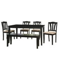 thumbnail image 3 of Contemporary Large Dining Table, Black, 3 of 6