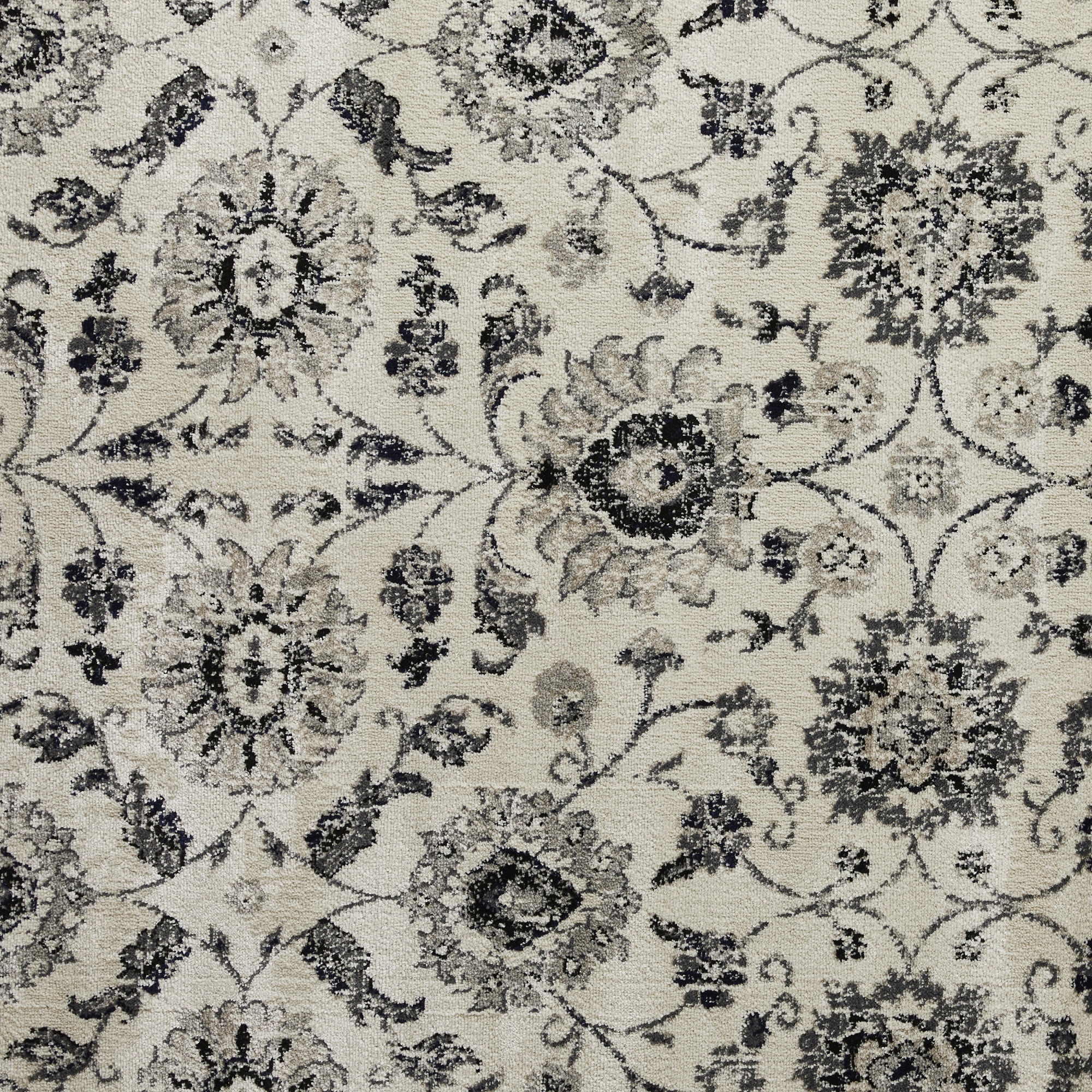 Loomaknoti Celena Ashbil 2' x 3' Floral Indoor Runner Rug , Cream/Blue