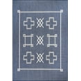 thumbnail image 2 of nuLOOM Hillary Geometric Tribal Indoor/Outdoor Area Rug, 6' 7" x 9', Navy, 2 of 2