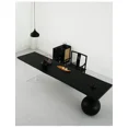 thumbnail image 5 of Mesa de té de madera de fresno negro carbonizado, mesa de té china retro creativa para hoteles y casas de familia, 5 of 5