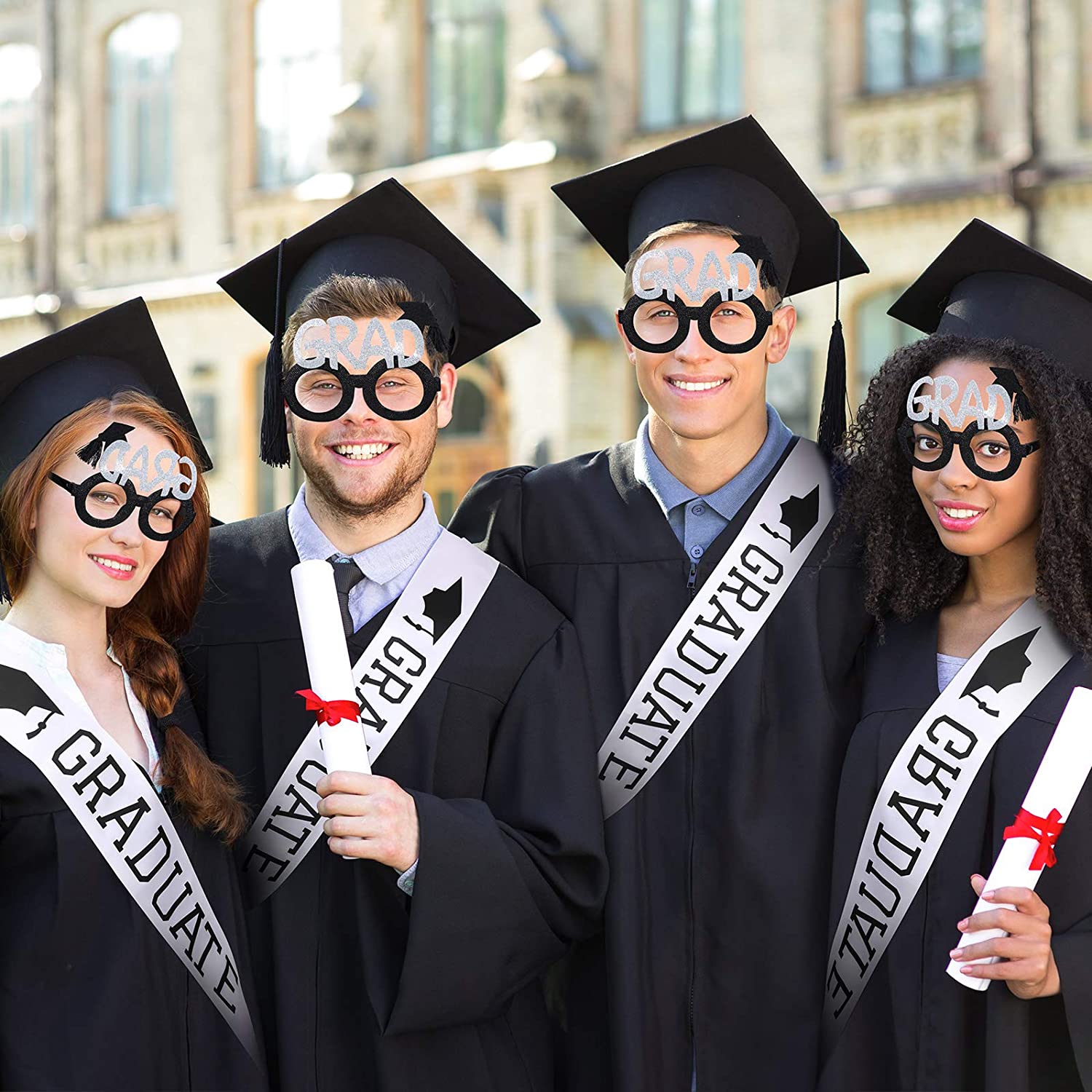Graduation Hat Headband Graduate Sash 