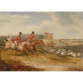 thumbnail image 2 of Francis Calcraft Turner 24x18 Gold Ornate Framed and Double Matted Museum Art Print Titled - Bachelor's Hall; Full Cry (1835 - 1836), 2 of 4