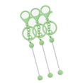 thumbnail image 3 of KLKCMS 3 Pieces Beadable Keychain Bars Make Your Own Keychain Rings for Friend Gift Green, 3 of 9
